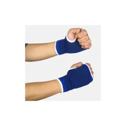 Guanti supporto per mani palmari 2 pezzi elastici morbidi colore blu