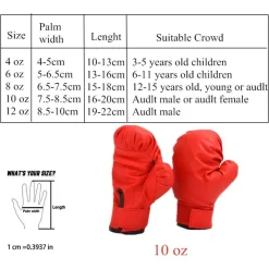 GUANTONI GUANTI DA BOXE BOXING IN PELLE PU KICKBOXING SPARRING GLOVES SACCO XL