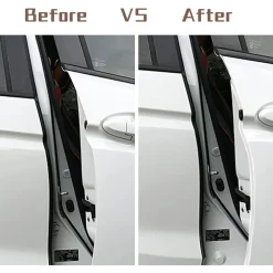 GUARNIZIONE PORTA AUTO GOMMA PORTIERA STRISCIA PROTEZIONE UNIVERSALE 5 MT BIANCA