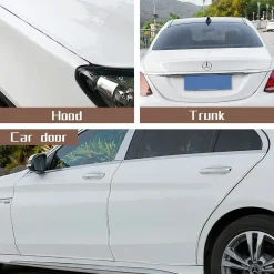 GUARNIZIONE PORTA AUTO GOMMA PORTIERA STRISCIA PROTEZIONE UNIVERSALE 5 MT BIANCA