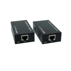 HDMI EXTENDER ETHERNET CAVO DI RETE LAN OVER CAT6 60 METRI HDMI 3D FULLHD 1080P