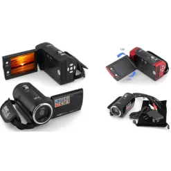 HDV-107 videocamera digitale fotocamera HD 720p 16MP DVR 2,7 ' TFT schermo LCD