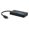 HUB PORTA TYPE-C 4 PORTE USB SPLITTER ADATTATORE PC LAPTOP 10 CM MAXTECH HUB3-4C