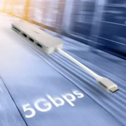 HUB TYPE-C 7IN1 USB-C PD HDMI 4K USB3.0 2XUSB2.0 LETTORE SCHEDA MICROSD/SD TPC-8701