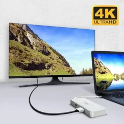 HUB TYPE-C 7IN1 USB-C PD HDMI 4K USB3.0 2XUSB2.0 LETTORE SCHEDA MICROSD/SD TPC-8701