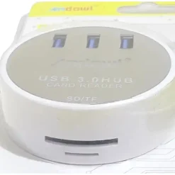 HUB USB 3.0 3 PORTE LETTORE SCHEDE CONNESSIONE USB PER PC WINDOWS MAC OS Q-JC87
