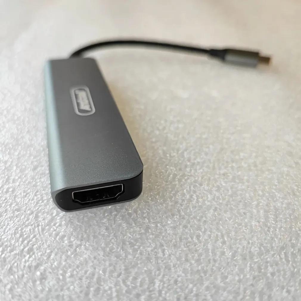 HUB USB TYPE-C 5 IN 1 HDMI 4K COMPATIBILE CON THUNDERBOLT 3 MULTIFUNZIONE Q-HU90