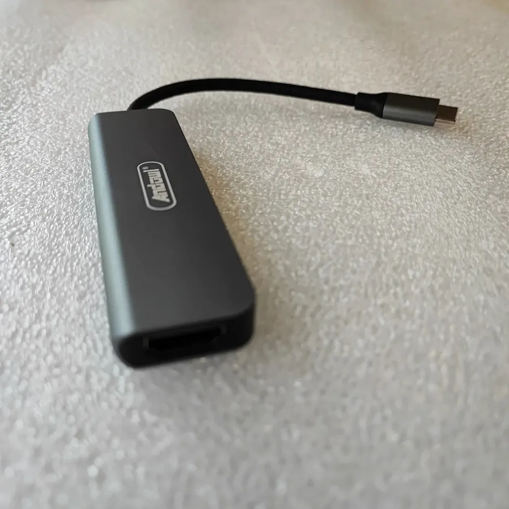 HUB USB TYPE-C 5 IN 1 HDMI 4K COMPATIBILE CON THUNDERBOLT 3 MULTIFUNZIONE Q-HU90