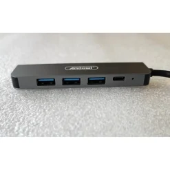HUB USB TYPE-C 5 IN 1 HDMI 4K COMPATIBILE CON THUNDERBOLT 3 MULTIFUNZIONE Q-HU90