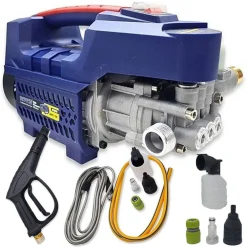 IDROPULITRICE ELETTRICA COMPATTA 1200 W 100BAR 7L/MIN COMPLETA DI ACCESSORI RHPW