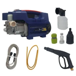 IDROPULITRICE ELETTRICA COMPATTA 1200 W 100BAR 7L/MIN COMPLETA DI ACCESSORI RHPW