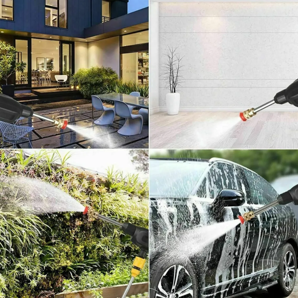 IDROPULITRICE PORTATILE MULTIUSO A BATTERIA 48V AD ACQUA ALTA PRESSIONE PER BARCA