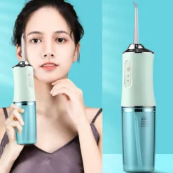 IDROPULSORE PER DENTI GETTO D'ACQUA PULIZIA DENTALE IGIENE ORALE INTERDENTALE