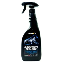 IGIENIZZANTE ABITACOLO 750ML SPRAY PULITORE CRUSCOTTO PLASTICA AUTO MOTO SIR-IGIEN