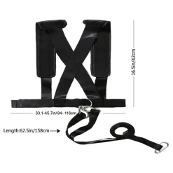 IMBRACATURA DA SLITTA PER ESERCIZIO FISICO FITNESS TRAZIONE PESI ALLENAMENTO