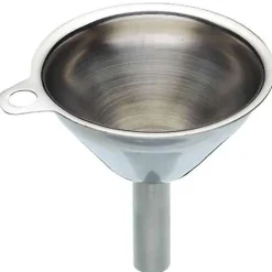 IMBUTO IN ACCIAIO TRAVASO 11 CM CUCINA OLIO ACETO LIQUORE LABORATORIO PROFUMO