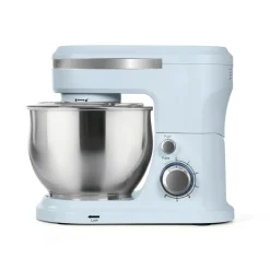 IMPASTATRICE PLANETARIA DA CUCINA 1000W 5LT CON COPERCHIO PARASCHIZZI 3 GANCI 6 VELOCITÀ