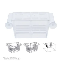 INCUBATRICE CASSETTA PER ACQUARIO PER ALLEVAMENTO SEPARA PESCI PROTEGGI UOVA