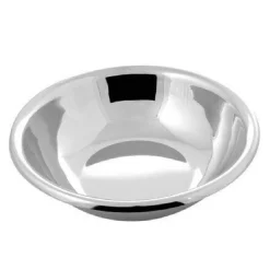 INSALATIERA CIOTOLA COPPA BACINELLA SCODELLA INOX FONDO PIANO CUCINA 30 CM