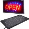 INSEGNA LUMINOSA A LED CON SCRITTA OPEN PER VETRINA NEGOZIO BAR RISTORANTE