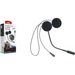 INTERFONO RICARICABILE AURICOLARE CASCO BLUETOOTH MOTO SCOOTER CUFFIE AU-BT012