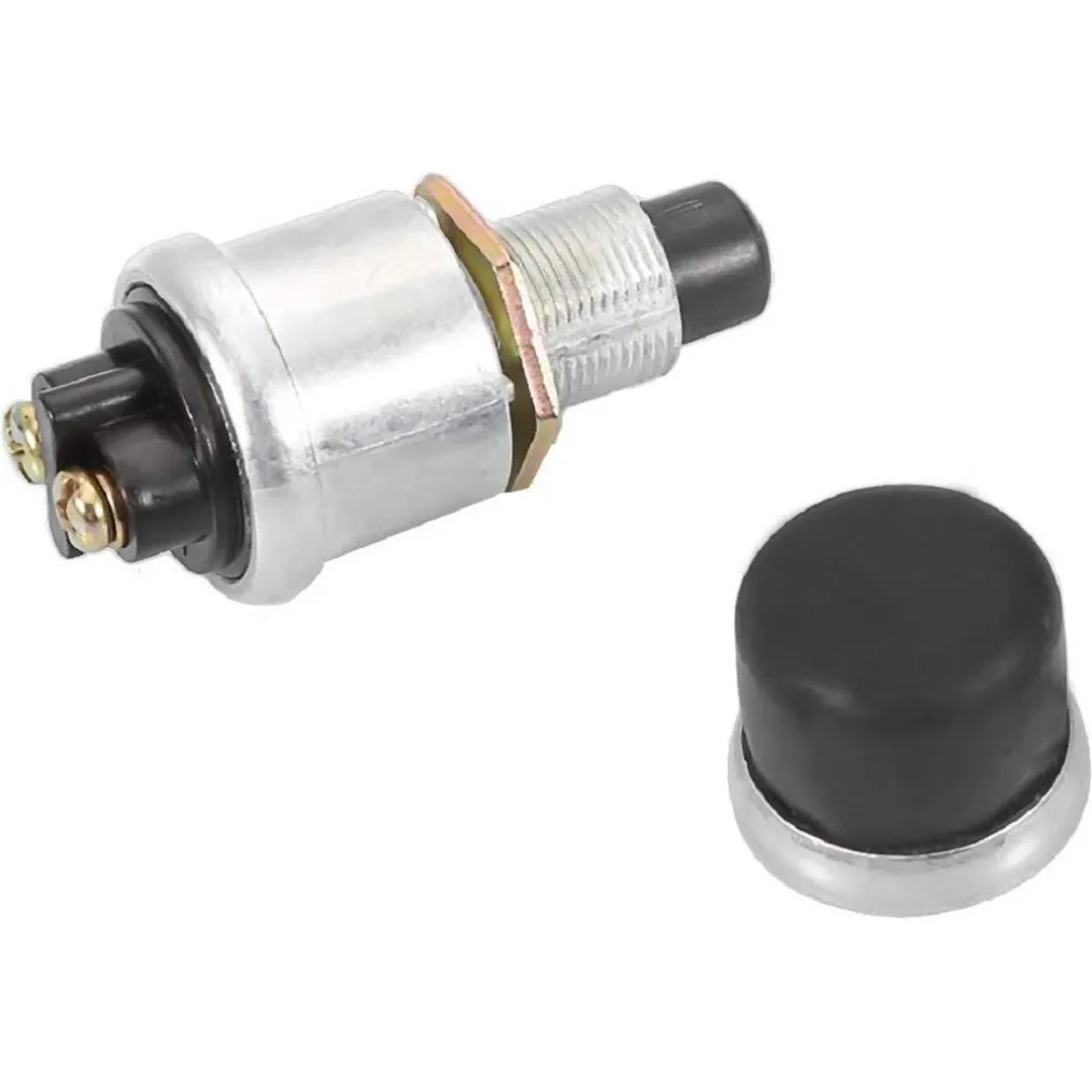 INTERRUTTORE AVVIAMENTO MOTORE CLACSON PULSANTE SPST 50A 12V PER AUTO BARCA MOTO