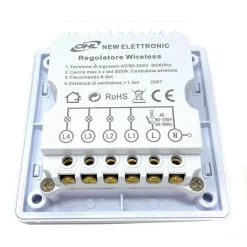 INTERRUTTORE LUCI LED CON TELECOMANDO WIRELESS CONTROLLO REMOTO 4 CANALI 220V