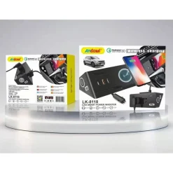 INVERTER PER AUTO SMART POWER CARICABATTERIE WIRELESS RICARICA CELLULARE LK-8118