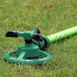 IRRIGATORE DA GIARDINO SPRUZZATORE PRATO SU BASE PUNTALE 3 BRACCIA 360° ANNAFFIA