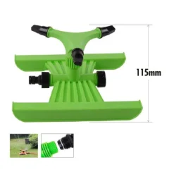 IRRIGATORE GIREVOLE BRACCI A 3 GETTI BASE SUPPORTO SLITTA IRRIGATORI 115MM 90007