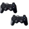 JOYSTICK CON FILO COMPATIBILE PS2 PLAYSTATION 2 JOYPAD CONTROLLER KIT 2 PEZZI