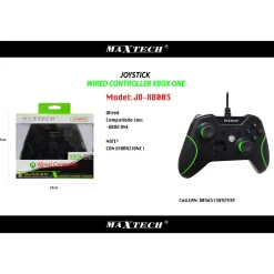 JOYSTICK JOYPAD CONTROLLER NERO PER XBOX ONE CON CAVO FILO USB COMPATIBILE