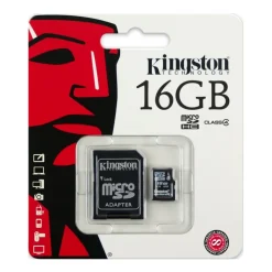 KINGSTON MICRO SD 16 GB MICROSD CLASSE 4 SDHC SCHEDA DI MEMORIA CARD SMARTPHONE