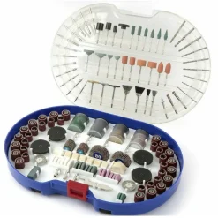 KIT 276 ACCESSORI MINI TRAPANO DREMEL PUNTE PER LUCIDARE LEVIGARE IN VALIGETTA