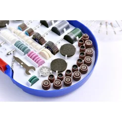 KIT 276 ACCESSORI MINI TRAPANO DREMEL PUNTE PER LUCIDARE LEVIGARE IN VALIGETTA