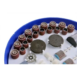 KIT 276 ACCESSORI MINI TRAPANO DREMEL PUNTE PER LUCIDARE LEVIGARE IN VALIGETTA
