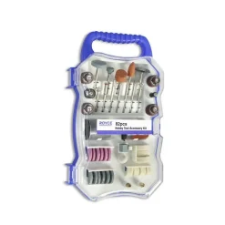 KIT 82 ACCESSORI MINI TRAPANO DREMEL PUNTE INSERTI PER LUCIDARE LEVIGARE