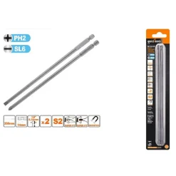 KIT 2 BITS 200MM GAMBO 1/4