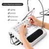 KIT 4 IN 1 ESTETISTA ASPIRATORE FRESA LAMPADA MANICURE PEDICURE NAIL ART UNGHIE