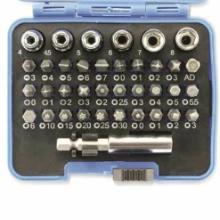 KIT 36 INSERTI PER TRAPANO AVVITATORE + ADATTATORE PUNTE TAGLIO TORX ESAGONALI