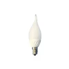 KIT 10 LAMPADINE COLPO DI VENTO VETRO OPACO ATTACCO E14 4W LUCE BIANCO CALDO