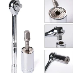 KIT 3 PEZZI CHIAVE UNIVERSALE A BUSSOLA da 7 A 19 mm AVVITA SVITA DADO BULLONE