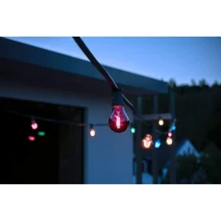 KIT 10 PEZZI LAMPADINA LED ABS ACRILICO 220 LM LUCE CALDA COLORATA FILAMENTO E27