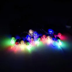 KIT 10 PEZZI LAMPADINA LED ABS ACRILICO 220 LM LUCE CALDA COLORATA FILAMENTO E27