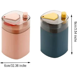 KIT 3 PEZZI PORTA STUZZICADENTI AUTOMATICO DISPENSER POP-UP PULIZIA DENTI CUCINA