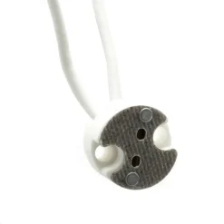 KIT 10 PEZZI PORTALAMPADA IN CERAMICA PER FARETTI ATTACCO MR16 GU5.3 12V YL106-10