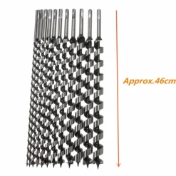 KIT 6 PUNTE PER TRAPANO TASSELLATORE PUNTALE TRIVELLA AUTOFILETTANTE LEGNO 460M