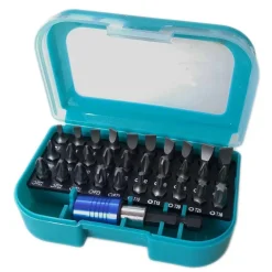 KIT 31 PZ 30 INSERTI PER AVVITATORE ELETTRICO A BATTERIA 1 ADATTATORE PROLUNGA