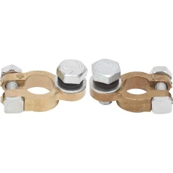 KIT 2 PZ MORSETTO CONNETTORE TERMINALE BATTERIA AUTOCARRI AUTO 300A VITE SINGOLA