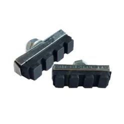 KIT 2 PZ PASTIGLIE PATTINI PER FRENI BICI DA 40MM CON ATTACCO UNIVERSALE XC-1644